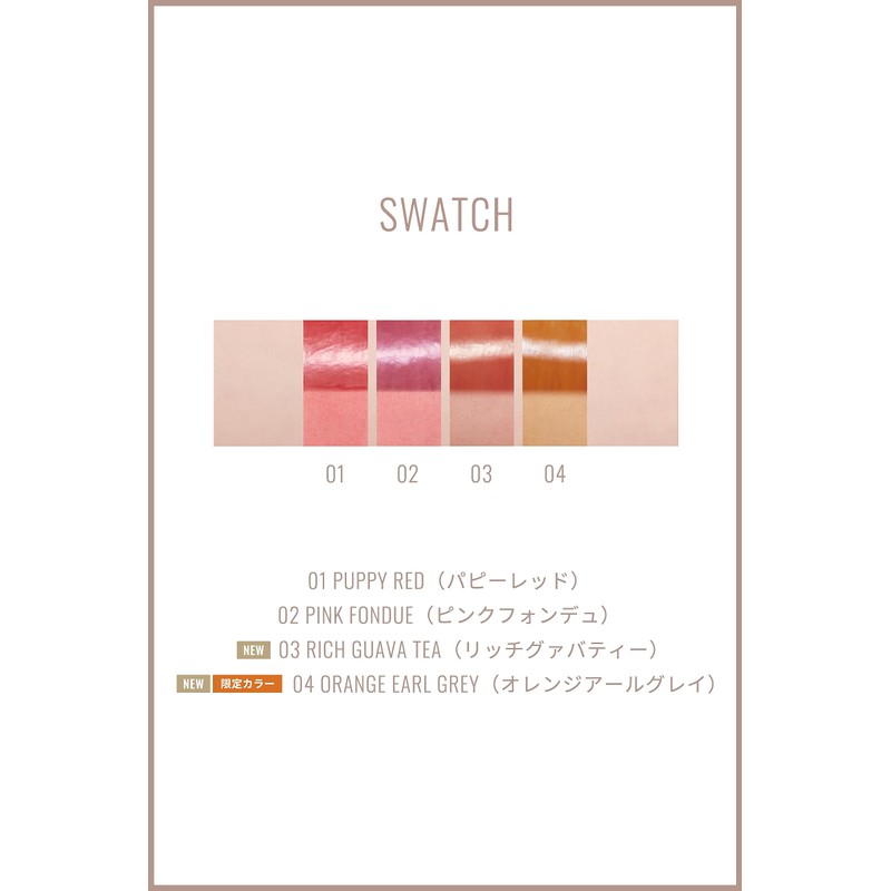 Ririmew Muted Shihara Cosmetics Tint Lip (04 Orange Earl Gray)