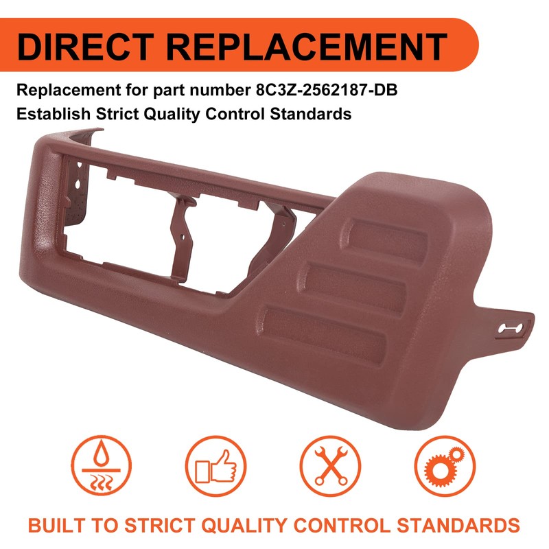 ECOTRIC Front Driver Seat Cushion Panel Trim Compatible with 2008-2010