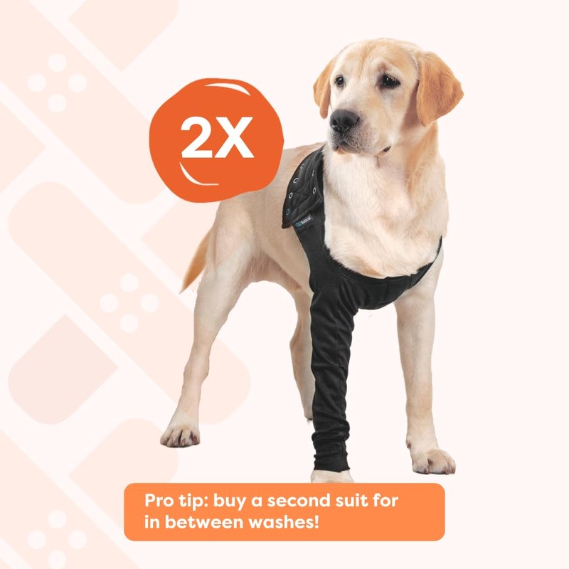 Suitical Recovery Sleeve for Dogs | Front Leg Protection After