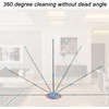 LeoJiang Spin Mop Replacement Handle 360 Degrees Rotating Telescopic Replacement