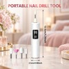 Electric Nail Drill,Cordless Nail Drill with LED Light,USB-C Charging,1PC