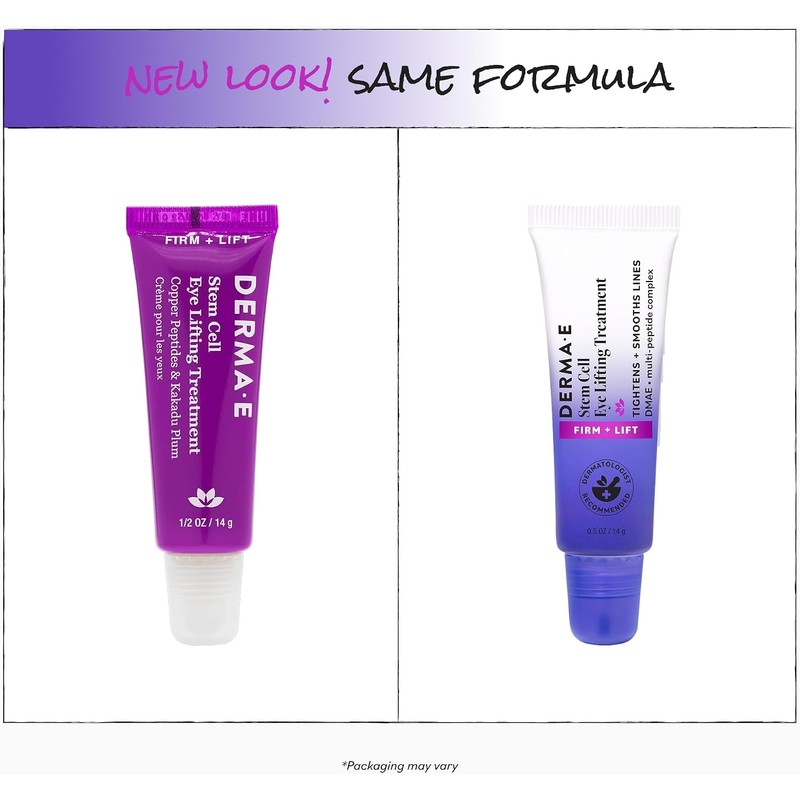 DERMA E Firming DMAE Eye Lift with Hyaluronic Acid, 0.5