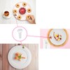 Dielianyi 30 Pcs Silicone Stems replacement for mini figurine fits