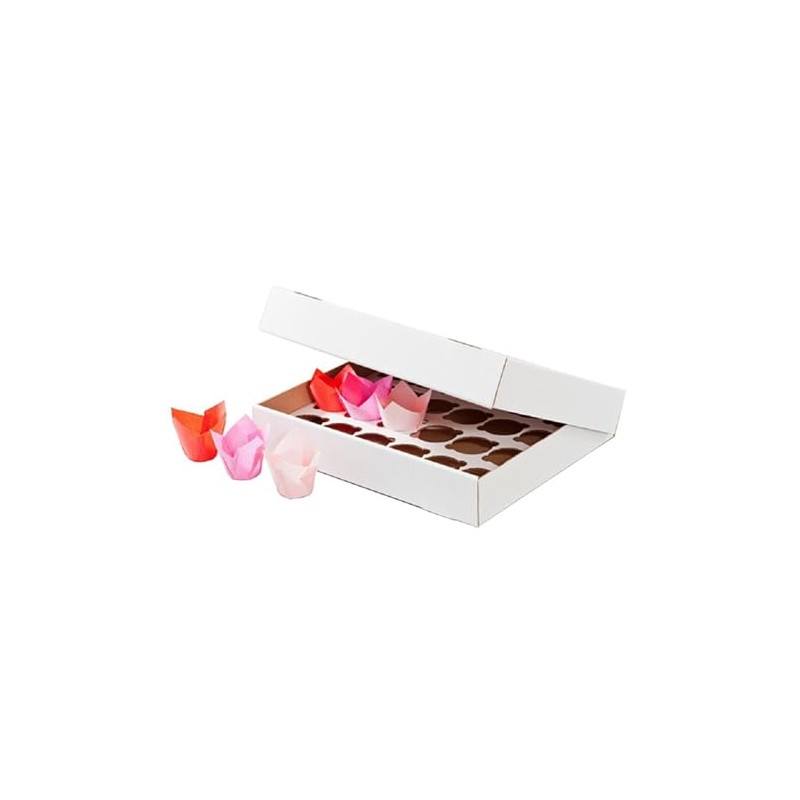 Culpitt 24 Cupcake Box | 2 Pack | Extra Strong