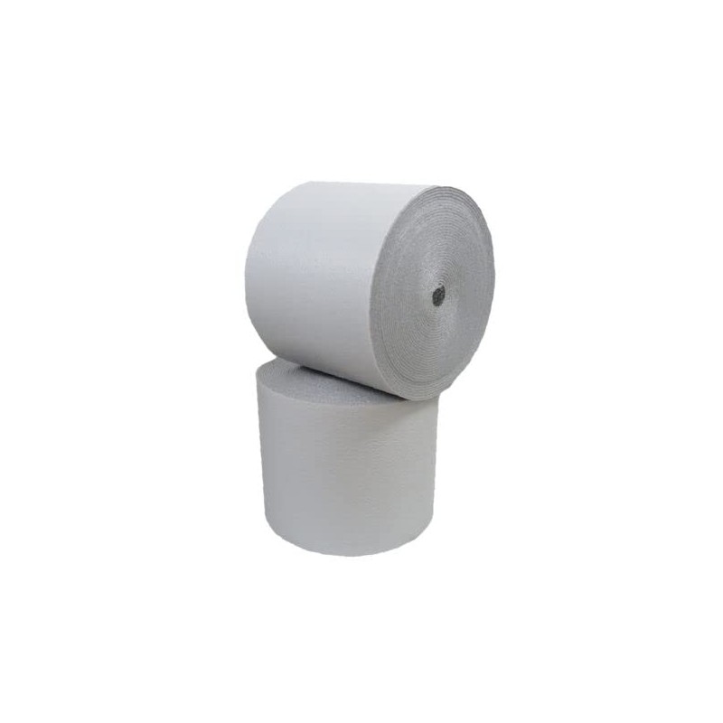 R8 HVAC Duct Wrap Reflective Insulation White Foam Core 4FT