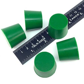 High Temp Masking Supply 1.031" x 1.250" (1-1/32 x 1-1/4) Silicone Rubber Plugs - Tapered Stoppers for Powder Coating, Painting, Automotive, Crafts, DIY - Non-Toxic, Flexible, Reusable STP6
