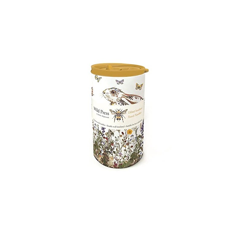 Museums & Galleries Wild Press - Wildflower Hare Stainless Steel