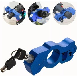 Motocicleta/bicicleta, Cerradura Antirrobo Para Manillar Candado Para Motocicletas Bloqueador De Freno Y Acelerador