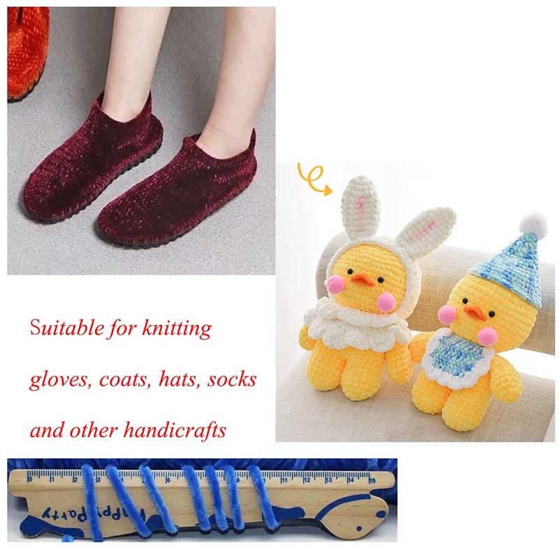 golo Chenille Yarn for Baby Blanket Yarn 3.5 oz Soft