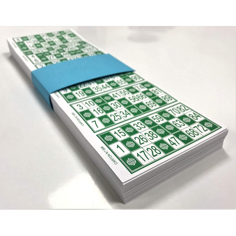 600 Bingo Cards for Traditional Bingo 90 Balls