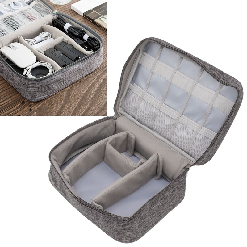 Portable Cord Bag Electronic Accessories Carry Case Waterproof Electronic Storage