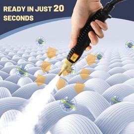 Steam Cleaner Steamer for Cleaning, 2500W High Pressure Steam Machine High Temperature Handheld Steamer for Car Detailing Portable Steam Cleaning Machine for Home Use Kitchen Grease Car Detailing