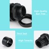 Aandxmok 60 Pack NPT 1/2" Thread 6-12mm,Black Nylon Waterproof Cable
