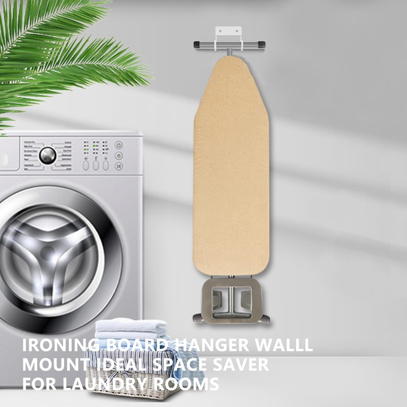 BiJun Ironing Board Hanger Wall Mount, Ironing Board Hanger with