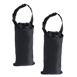 Jitrendo Pack 2 Pcs Car Trash Bags, Seat Back Hanging Garbage Can with Elastic Opening, Car Trash Can for Car, Outdoor, Travelling