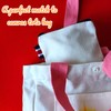 NUTFORD Canvas Coin Purse Pouch Bag Plain Colour Multiple Choices