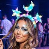 BARTOSI Light Up Moon Star Headbands LED Glow Headband Holiday