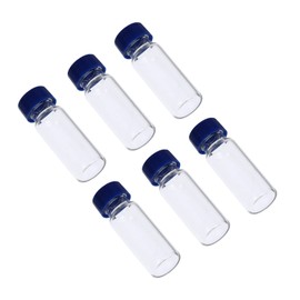 Ipetboom 100pcs Glass Sampling Vials with Screw Caps Airtight Seal for Lab Use for Sample Storage and Testing Compatible with Organic Samples