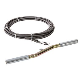 Silverline Tools 966815 4.75 m Drain Auger with Sliding Crank Handle - Grey