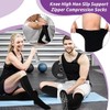 3 Pairs Zipper Compression Socks Non Slip Grip for Men