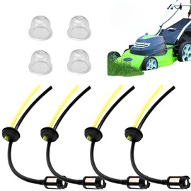 Petrol Filter Kit, Petrol Filter Lawnmower, 4pzPetrol Hose, Brush Cutter, Petrol Filter Set, Petrol Hose Seal for Lawnmowers, Fuel Line Lawn Mower Set, Universal Replacement Parts