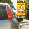 Achtung Kinder Sign (20 x 30 cm Plastic) - Warning