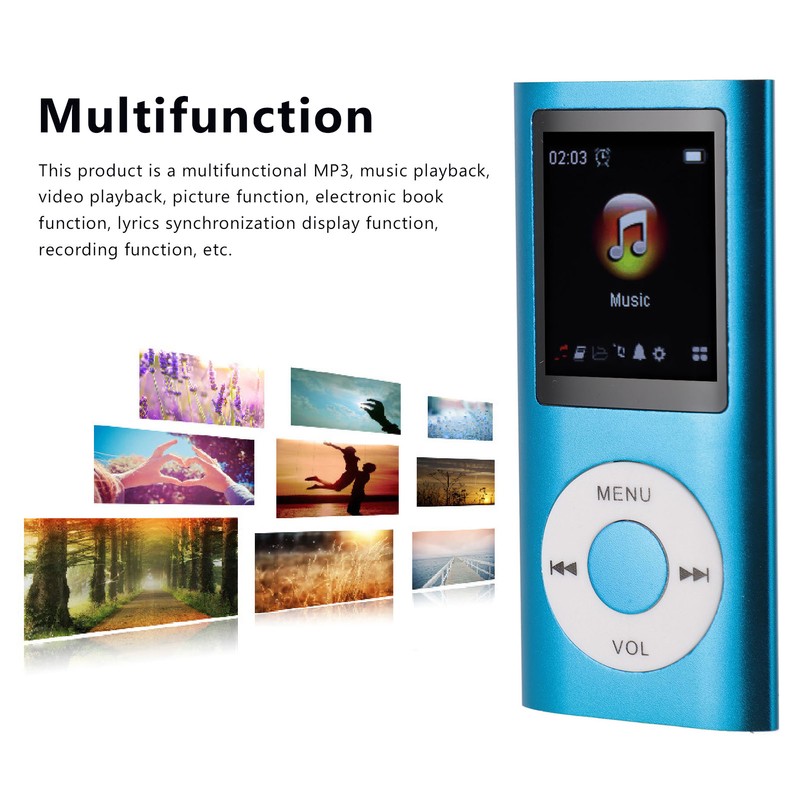 Portable MP3 Music Player 1.8inch TFT Screen HiFi Sound 7