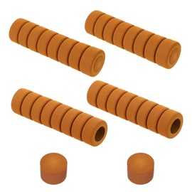 JIEYAO 4Pcs Door Handle Protective Covers, Anti-Collision Protective Cover Sponge Spiral Door Handle Buffer Soft and High-Resilience Protectors Kid Safety Door Handle for Door or Window Handle(Beige)