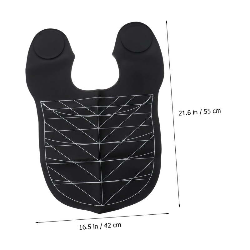 WOONEKY Leather Shawl Cloth Hair Neck Tray for Hair Washing