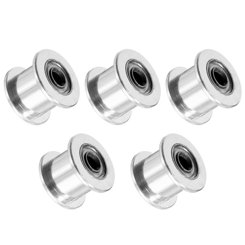 Saipor 5pcs Pulley 2GT Timing Belt Pulley 3D Printer Replacement