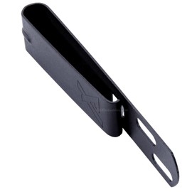 HolsterSmith Universal Metal Belt Clips for Holster Making - (ARC 4) - (Fits 1.75 inch Belts) - (Powder Coated Finish) - (Black) - (w/Offset Holes) - (2 Pack)