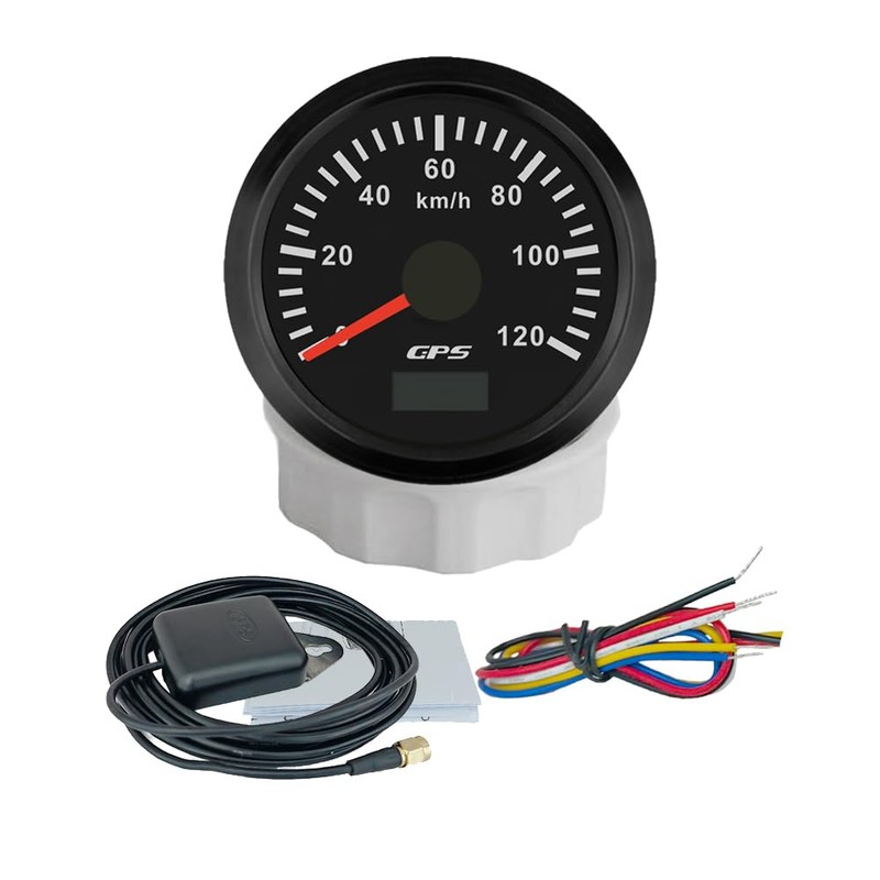 ELING 52mm GPS Speedometer 0-120km/h Speed Display with 7 Colors