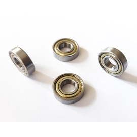 Knee Walker Caster Wheel Bearings, Knee Scooter and Knee Walker Wheel Bearings Universal Replacement Parts.ID10.0*OD22*T6mm,Compatible with 10.0MM Wheel axles,9503H79021(4pcs)