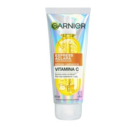 Garnier Express Aclara Vitamina C Serum Limpiador Facial Espumoso Iluminador Antimanchas 100ml. Limpia a profundidad sin resecar la piel. Para todo tipo de piel.