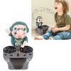 Electronic Dancing Piglet Toy DJ Style Automatic Rotating Disc Light