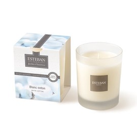 EstÃ©ban Blanc coton, WeiÃe Baumwolle, White cotton - Raumduft Duftkerze