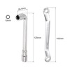 sourcing map 10mm Metric L Shaped Angled and Double Box