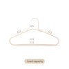 GUDEE CAKON Set of 3 Bamboo Hangers – Eco-Friendly, Strong
