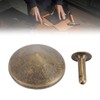 100 Sets Mushroom Rivets Stud 22mm DIY Iron Cone Spikes