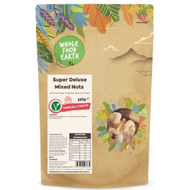 Whole Food Earth® - Super Deluxe Mixed Nuts 250 g | GMO Free | High Fibre | Source of Protein