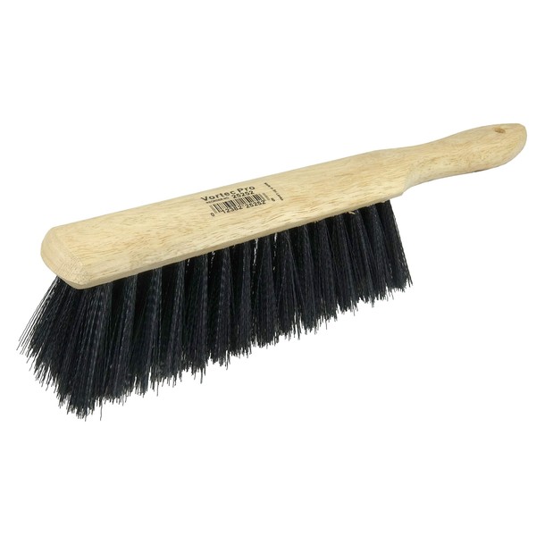 Weiler 25252 8" Brush Length, Black Polystyrene Fill, Wood Block, Synthetic Counter Duster
