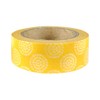 Wrapables Dotted Japanese Washi Masking Tape, Yellow Dots Blooming