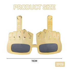 Pack of 2 Funny Glasses, Creative Funny Glasses, Toy Glasses, Party Performance Props, Interesting Party Glasses, Photo Prop Glasses