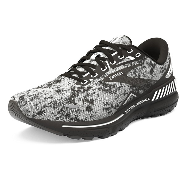 Brooks Women’s Adrenaline GTS 23 Supportive Running Shoe - White/Grey/Black