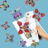 AWAVM Magic Flying Butterfly 16 Pieces Clockwork Butterfly Card, Rubber