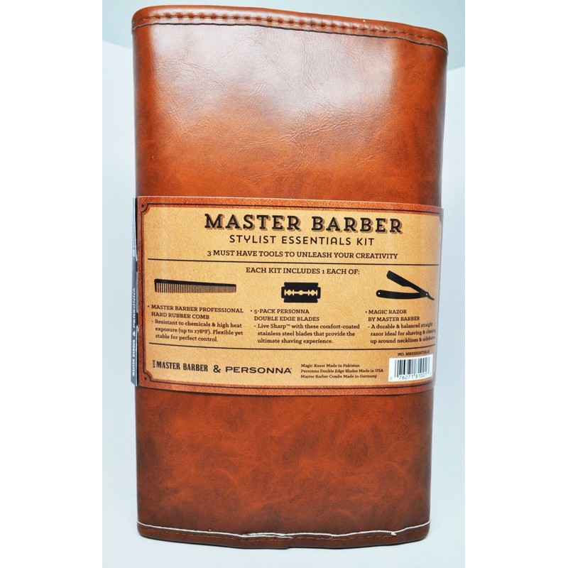 Master Barber Stylist Essentials Kit - Magic Razor + Double