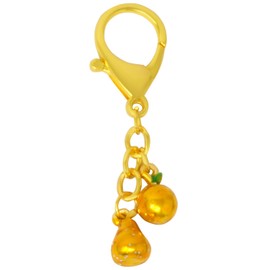 Isui Feng Shui Good Luck Amulet Key Chain Money Luck Business Keepsake Amulet, yellow