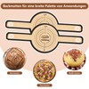 Silikon Backmatte für Dutch Oven,backmatte brot,Antihaft 2 PCS, leicht zu