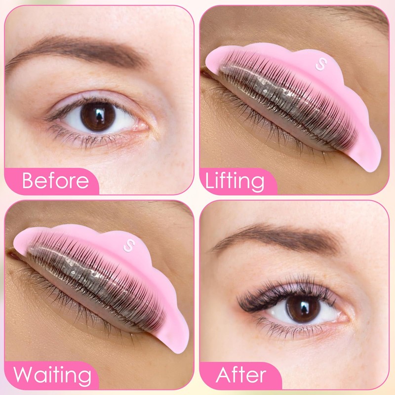 100Pcs Small Lash Lift Pads, Lash Lift Shields, Silicone Reusable