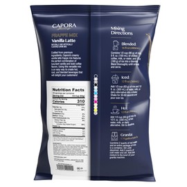 Capora 3.5 lb. Vanilla Latte Frappe Mix